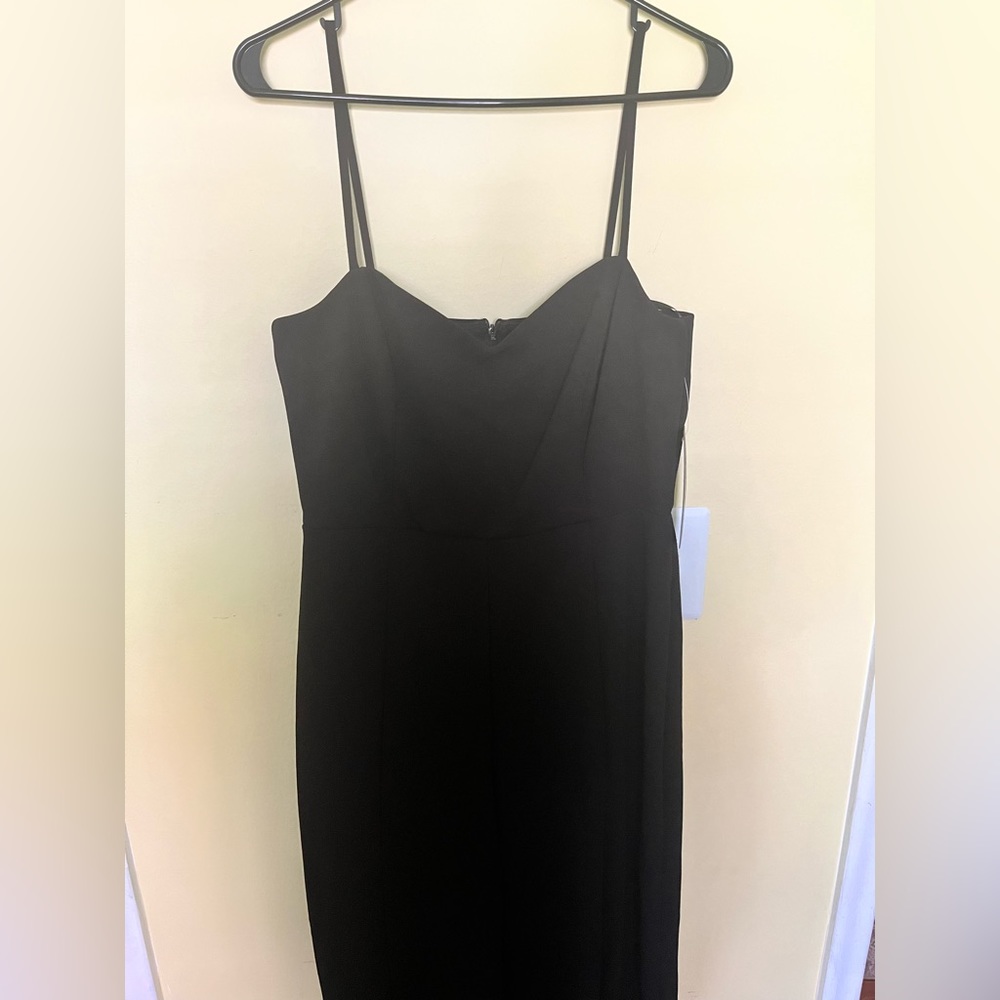 NWT SIZE L Bebe black jumpsuit